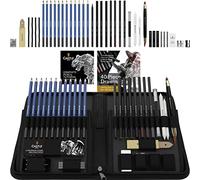 Castle Art Supplies 40 Piece Drawing and Sketching Set for Adults