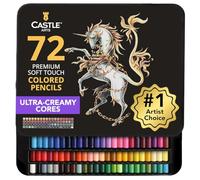 72 Colouring Pencils Set Premium Soft Core Coloured Leads 72 Count (Pack of 1)