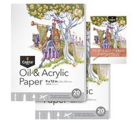 Castle Art Supplies Oil and Acrylic Paper Pad for Artists - 9 x 12in