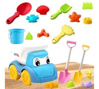 Castle Building Kit - 19 Piece Beach Toy Set | Castle Building Tools for Outdoor Sensory Games | Play Activity