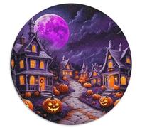 Castle, Circular 1000-piece Puzzle, Creative Pastime for All Ages, Great for Collections Or Presents, Suitable for Ages 10+, 1000pcs (67.5x67.5cm)
