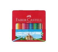 Castle Colored Pencils 24 Pcs Metal Case Top Quality