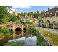Castle Combe in the Cotswolds 1000 Piece Jigsaw Puzzle; British Landmarks; Eco-Friendly, Gift for Adults & Families