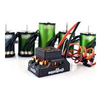 Castle Creations 1/10 Copperhead 1406-7700Kv Sensored Brushless ESC/Motor Combo, CSE10016604, Black, Green