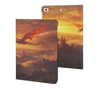 Castle Dragon Sunset Compatible with iPad Protective Case ipad Mini 1/2/3/4/5 (7.9in)