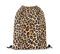 Castle Fairy Mystic Ethnic Starry Galaxy Drawstring Backpack, Brown 1, 13"X16", Cartoon