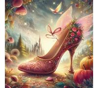 Castle High Heels 70 Piece Jigsaw Puzzles for Adults and Kids, Impossible Puzzle, Jigsaws 70 pieces for adults Gifts, Difficult jigsaw puzzles for The Whole Family