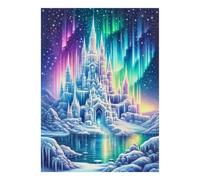 Castle Ice Aurora 1000pcs Mini Puzzle For Adults Challenging