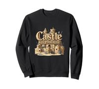 Castle In Progress Sand Builder Beach Day Enthusiast Sweatshirt