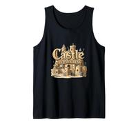 Castle in Progress Sand Builder Beach Day Enthusiast Tank Top