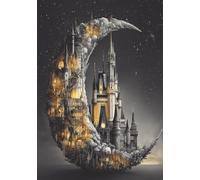 Castle in the Moonlight Journal for Dreamers and Visionaries: Lined and Aesthetic Notebook for Nighttime Reflections & Personal Growth Filled with ... Prompts, Questions, and Reflections (7x10)