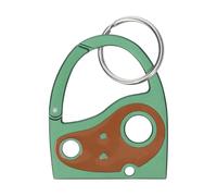 Castle in the Sky Face KeyChain Carabiner Robot Soldier | Studio Ghibli GBL Official | Aluminium Alloy & Iron | Double Ring Design | Unisex Keychain Accessory