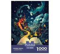 Castle Jigsaw Puzzles Puzzles for Adults Kids. 1000 Pieces Whimsical Challenge Toy Educational Game Home Decoration for Adults& Kids Age 14 Years Up 38x26cm/1000pcs