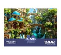 Castle Jigsaws 1000 Piece Ideal for Adults, Teens, Kids - A Funny And Artistic Puzzle Magic City Beautiful Decoration 70x50cm/1000pcs