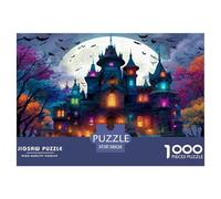 Castle Jigsaws 1000 Piece Women, Gifts for Men - A Funny And Artistic Puzzle Magic City Beautiful Decoration 38x26cm/1000pcs