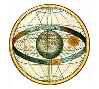 Castle Melamine Celestial Maps Placemats - Set of 4