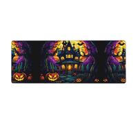 Castle of Terror Picture Extra Large Mouse Pad 12x31.5in for Office, Gaming, and Learning - Durable, Comfortable, and Environmentally Friendly