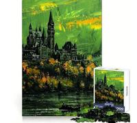 Castle on An Island Jigsaw Puzzles for Adults 1000 Mental Sharpness Restful Pleasure Precise Fit Meaningful Gift (38x52cm)