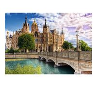 Trefl Castle on The Island - 1000 Piece Jigsaw Puzzles for Adults & Children Aged 12+ - Palace Historic Landmark Building Puzzle