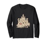 Castle On The Shore Beach Sand Builder Sculptor Long Sleeve T-Shirt
