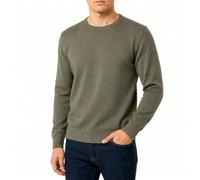 Castle Point Men’s 100% Cotton Knitted Jumper Lightweight Crew Neck Pullover Sweater Classic Everyday Casual Knitwear (Khaki, M)