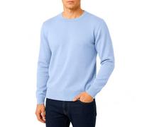Castle Point Men’s 100% Cotton Knitted Jumper Lightweight Crew Neck Pullover Sweater Classic Everyday Casual Knitwear (Sky Blue, XL)
