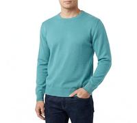 Castle Point Men's Cotton Crew Neck Jumper Knitted Sweater, Moss, L