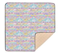 Castle Princess Cartoon Soft Thick Baby Play Mat for Floor Comfortable Kicking Mat for Babies Infants Toddlers, 50'' x 50''