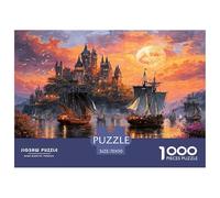 Castle Puzzles 1000 Pieces for Adults,building Jigsaw Puzzle Challenging Game for The Whole for Women, Gifts for Men 70x50cm/1000pcs