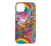 Castle Rainbow Fairytale Magical Princess Design Case for iPhone 14 Plus