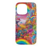 Castle Rainbow Fairytale Magical Princess Design Case for iPhone 14 Pro Max
