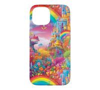 Castle Rainbow Fairytale Magical Princess Design Case for iPhone 15