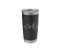 Castle Rock Colorado Vintage Elegant Design Stainless Steel Insulated Tumbler