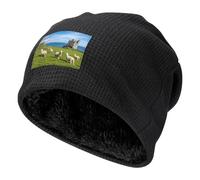 Castle Scottish Countryside Sheeps Beanie Hats Winter Warm Skull Pullover Cap Cozy Knit Cap for Men And Women Gifts