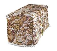Castle Tapestry Chair Arm Covers, Standard, Mini and Jumbo, Chair Backs, 2 and 3 Seater Settee Backs in Brown floral, Protectors for Sofa and Chairs (Standard Chair Arm Covers (54201))