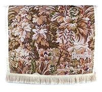 Castle Tapestry Chair Arm Covers, Standard, Mini and Jumbo Size, Chair Backs, 2 and 3 Seater Settee Backs in Brown and Beige floral, Protectors for Sofa and Chairs Chair Backs (54202)