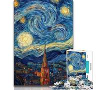 Castle Under The Night Sky 1000 Piece Jigsaw Puzzles for Adults Gifts,Family Game Stress Reliever Difficult Challenge Great Gifts And Toys 38x26cm