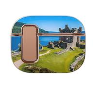 Castle Urquhart Cute Earbuds Case Compatible with Airpods Pro 2 Wireless Headphones Cover with Button Protector