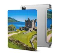 Castle Urquhart Cute Tablet Case with Pencil Holder Lightweight Hard Protective Cover Compatible with Ipad 2020 /Pro 2020/2020 AIR 4 /Pro 2021