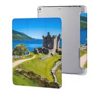 Castle Urquhart Cute Tablet Case with Pencil Holder Lightweight Hard Protective Cover Compatible with iPad 9th/ 8th/ 7th