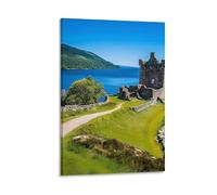 Castle Urquhart Printed Funny Wall Art Paintings Vertical Decor Hanging Panel Painting Picture 08x12inch(20x30cm)