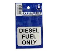 Castle V95 Diesel Fuel Only Sticker Black Accessories Styling Graphics Pinstripes STYLING ESSENTIALS STI