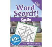 Castle Word Search: Word Searches with Easy to Read Print about Castle, Princess, Medieval and more |6x9 inches,120 pages|60+ puzzles Gift for Vacation, Holidays