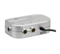 Castlec ADCD02H 2-Way TV Signal Booster, 9dB Gain, VHF/UHF Compatible, Digital and Analogue