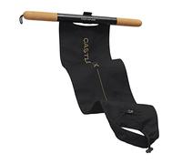 CastleFlexx Sport Mobility and Full Body Strengthening Device |Non-Elastic Stretch Strap with Super-Grip Tactical Silicone Handles for Exercise, Stretching, Therapy & Yoga |Height 5’9” X-Large Black