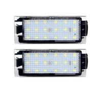 CastleGear For Megane 3 For Clio Laguna 2 For Twingo Master Vel Satis 2001 2002 2003-2014 Car LED License Plate Light Canbus No Error