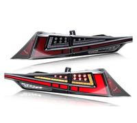 CastleGear Rear Tail Light For Lexus IS250 IS350 IS200t IS300 IS III 3IS 2014-2020 Sequential Turn Signal Clear Rear Trunk Lamps Assembly LED Tail Lights