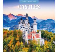 Castles - 2025 Square Wall Calendar - by Red Robin Publishing