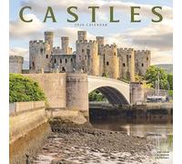 Castles 2026 Calendar | Square Wall Calendar | Travel Gift | Plastic Free Packaging | by Avonside Publishing