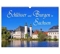 Castles and palaces in Saxony UK-Version (Wall Calendar 2026 DIN A3 Landscape), CALVENDO 12 Month Wall Calendar